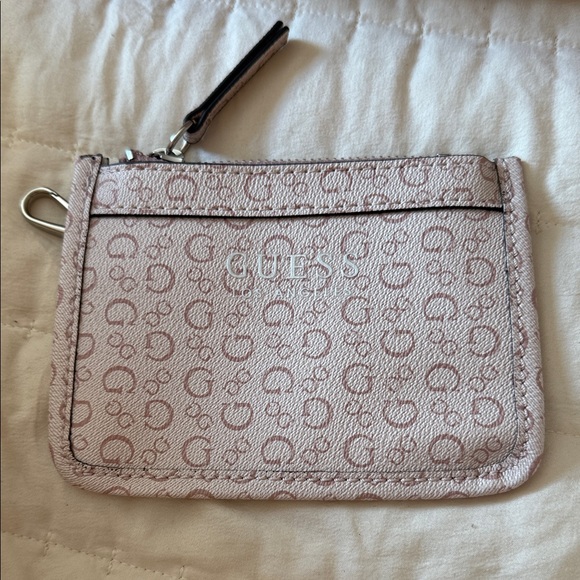 GUESS Pink Patterned Women's pouch/ wristlet - Picture 1 of 5